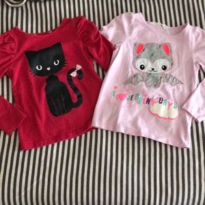TWO H&M long sleeved tees